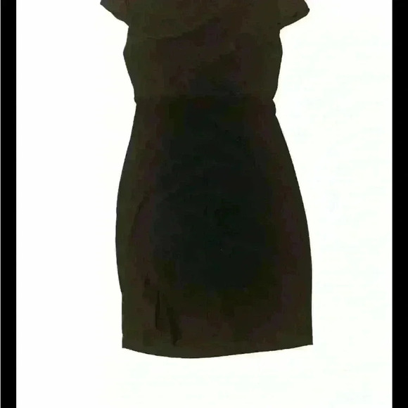 Lauren Ralph Lauren Faux Wrap Slimming Dress Size 8 Petite - Picture 2 of 3